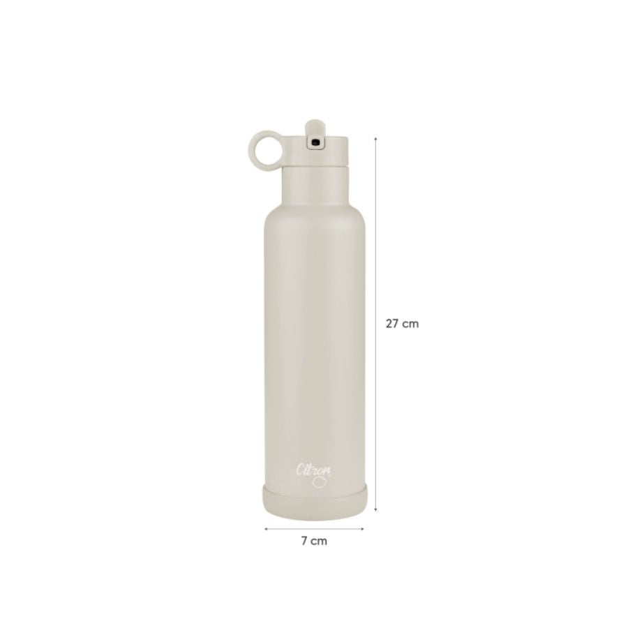 Stainless Steel Insulated Water Bottle and Food Jar — Leakproof Portable Vacuum