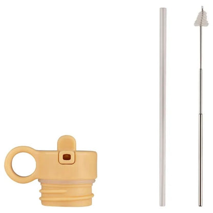 Stainless Steel Insulated Water Bottle and Food Jar — Leakproof Portable Vacuum