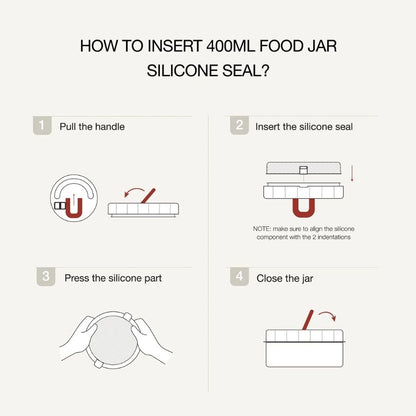 Stainless Steel Insulated Water Bottle and Food Jar — Leakproof Portable Vacuum