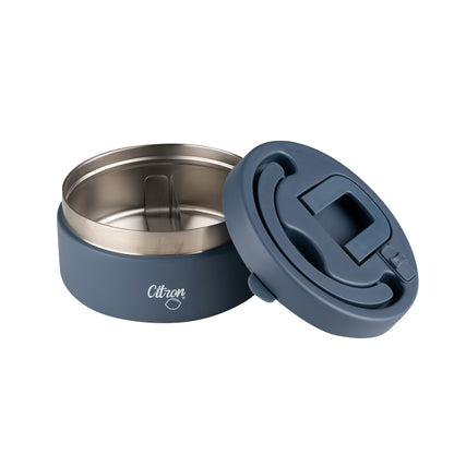 Ss Food Jar 400Ml Navy Blue