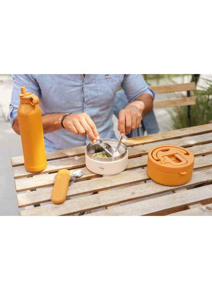 Ss Food Jar 400Ml Navy Blue