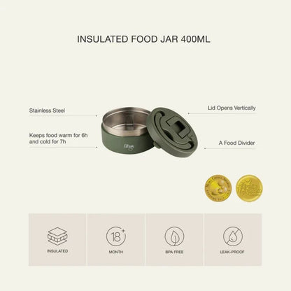 Stainless Steel Food Jar — Durable Portable Container for Daily Use and Meals