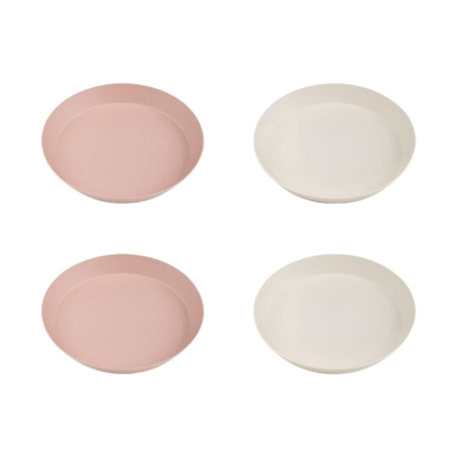 Citron PLA Plate Set of 4 Pink Cream