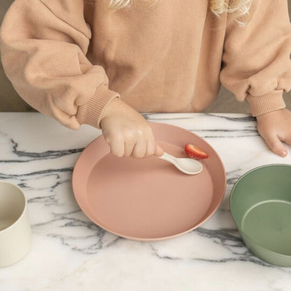 Citron PLA Plate Set of 4 Pink Cream