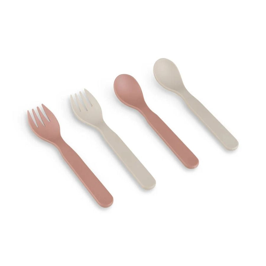 Citron PLA Cutlery Set of 2 and Case Sustainable Tableware for On-the-Go