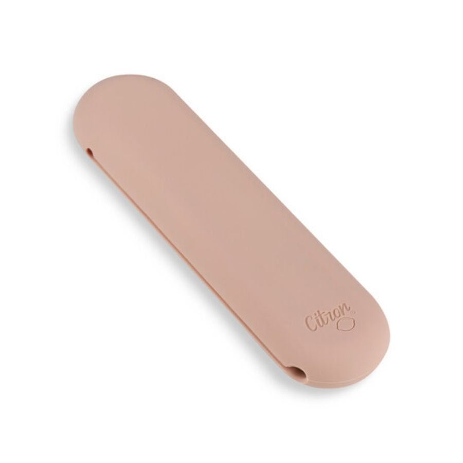 Citron PLA Cutlery Set of 2 and Case Sustainable Tableware for On-the-Go