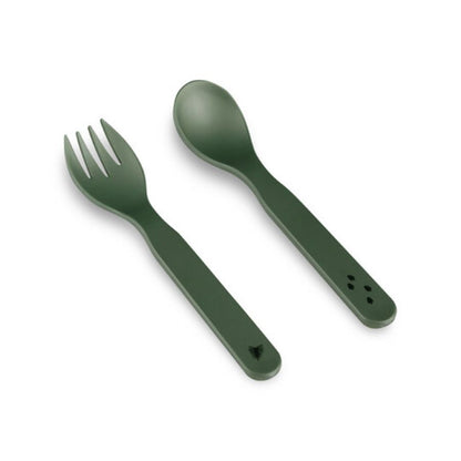 Citron PLA Tableware and Cutlery Set with Case - Sustainable Reusable Kids Dinnerware