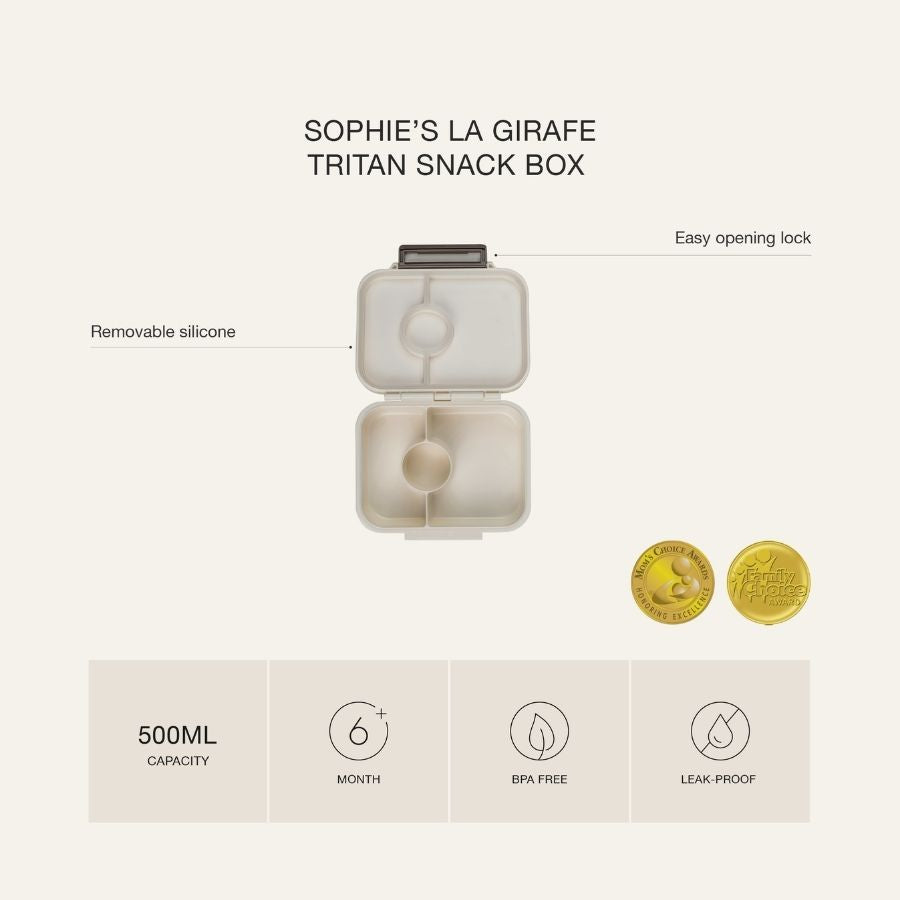 Tritan Lunchbox & Snackbox Collection, Durable Leakproof Kids Food Containers