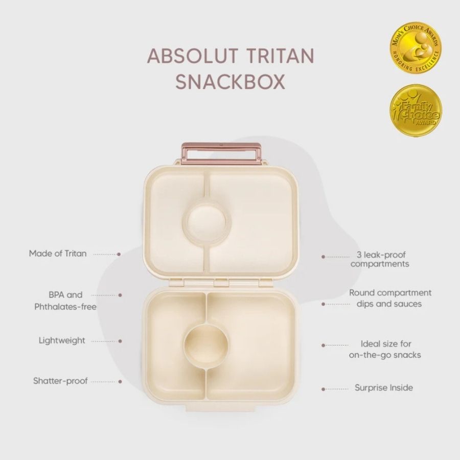 Tritan Lunchbox & Snackbox Collection, Durable Leakproof Kids Food Containers
