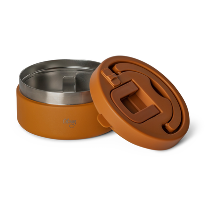 Citron Stainless Steel Food Jar 400Ml Caramel