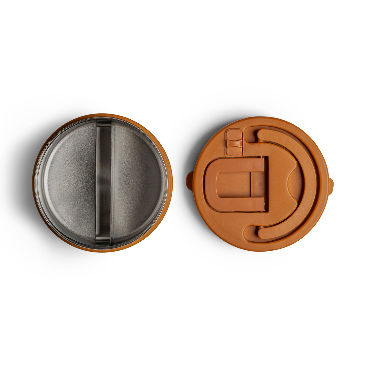 Citron Stainless Steel Food Jar 400Ml Caramel