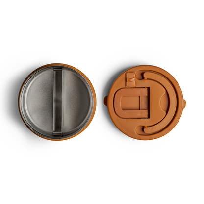 Citron Stainless Steel Food Jar 400Ml Caramel