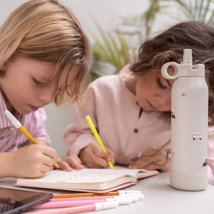 Stainless Steel Insulated Water Bottle and Food Jar — Leakproof Portable Vacuum