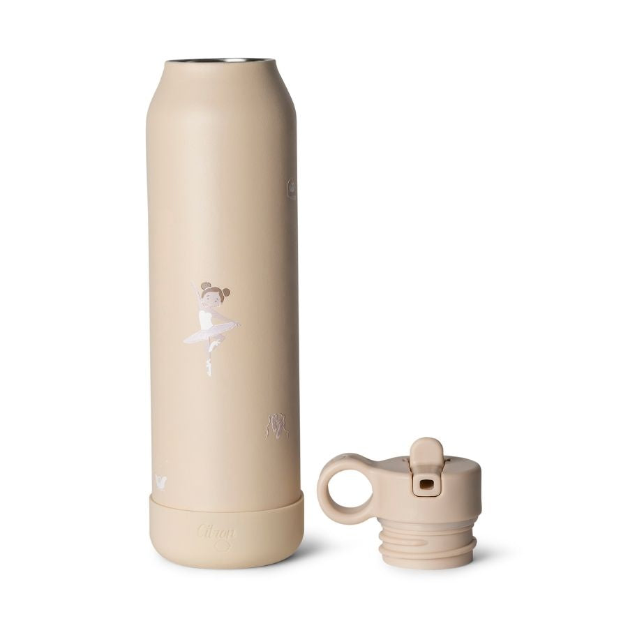 Stainless Steel Insulated Water Bottle and Food Jar — Leakproof Portable Vacuum