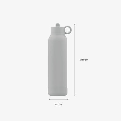 Stainless Steel Insulated Water Bottle and Food Jar — Leakproof Portable Vacuum