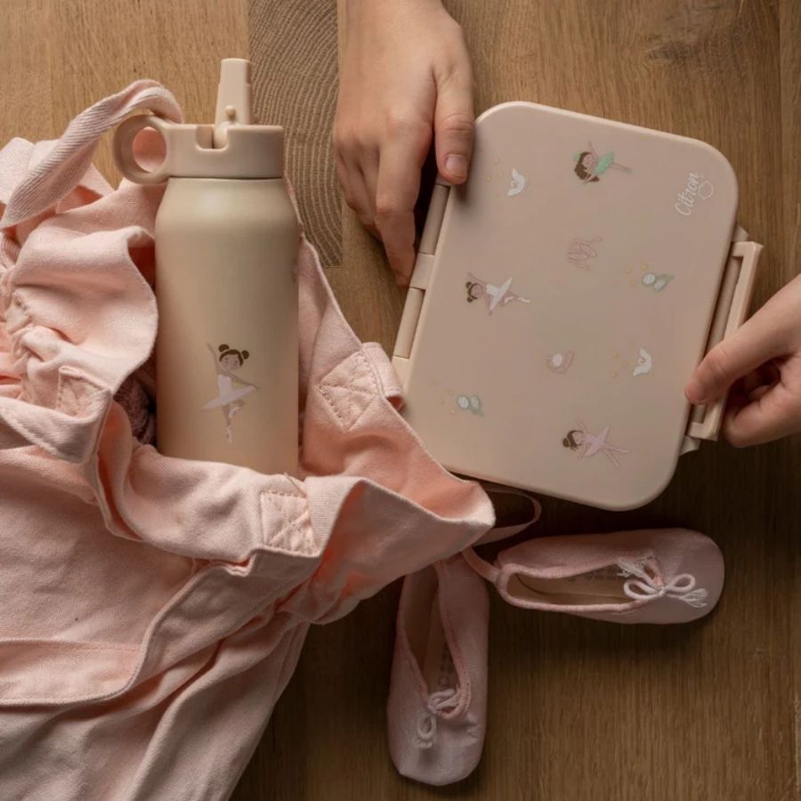 Stainless Steel Insulated Water Bottle and Food Jar — Leakproof Portable Vacuum