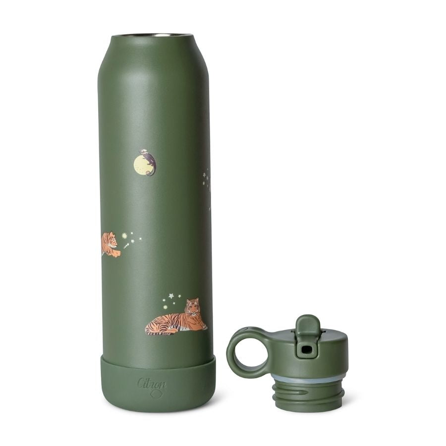 Stainless Steel Insulated Water Bottle and Food Jar — Leakproof Portable Vacuum