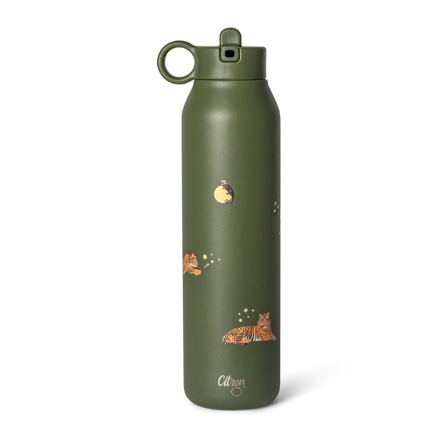 Stainless Steel Insulated Water Bottle and Food Jar — Leakproof Portable Vacuum