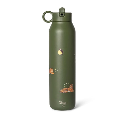Stainless Steel Insulated Water Bottle and Food Jar — Leakproof Portable Vacuum