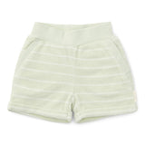 Terry Coth Shorts - Farm Green Stripes