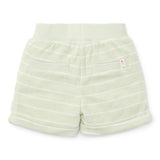 Terry Coth Shorts - Farm Green Stripes