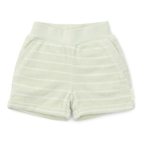 *Pre-order May* Terry Coth Shorts - Farm Green Stripes