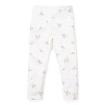 Organic Cotton Leggings - White Meadows