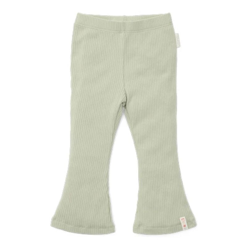 Little Dutch | Flared Ribbed Trousers - Grass Green | Sweet Pea
