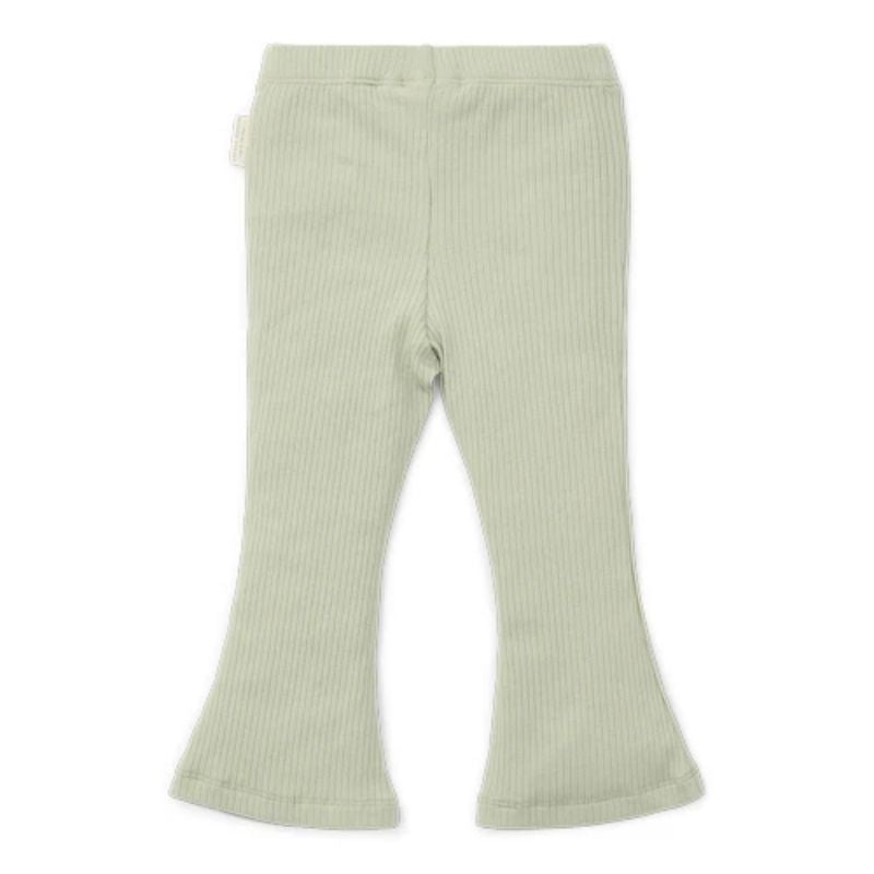 بنطلون واسع مضلع - أخضر عشبي