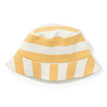 Reversible Hat - Honey Stripes / Farm Green