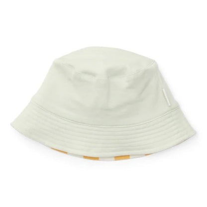 قبعة قابلة للعكس - خطوط عسلي / أخضر زراعي