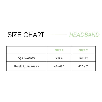 طقم عقال رأس مكون من قطعتين - أبيض ميدوز / زهري زهري