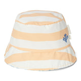 *Pre-order June* Reversible Sun Hat Honey Stripes / Ocean Dreams Blue