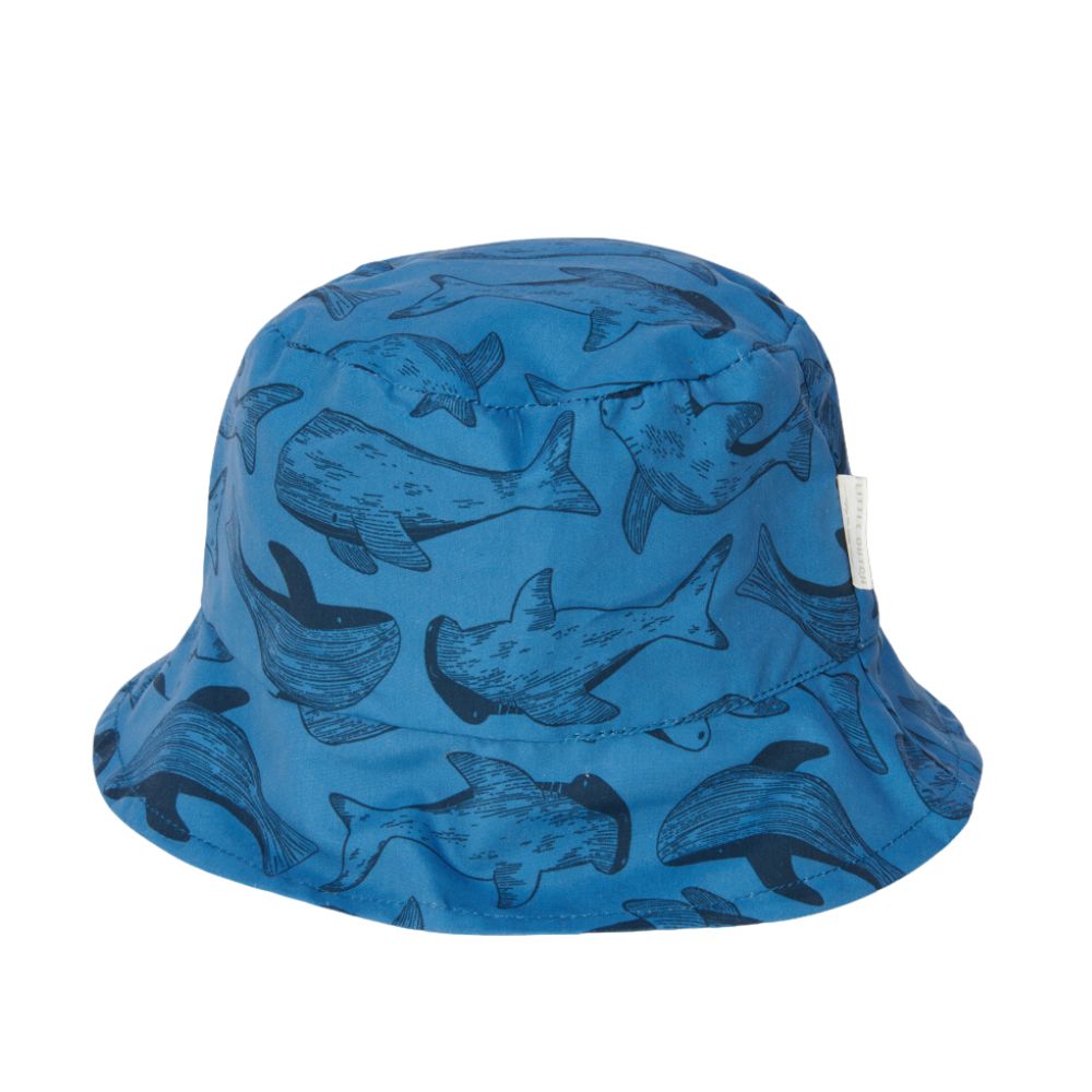 قبعة شمسية قابلة للعكس باللون الأزرق / سي لايف