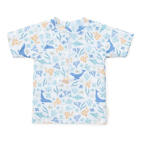 *Pre-order May* Swim T-shirt Short Sleeves Ocean Dreams Blue
