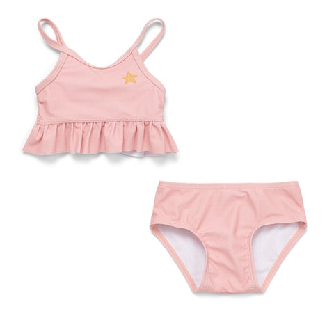 Little Dutch | Bikini Swimsuit Set | Ruffles Starfish Pink