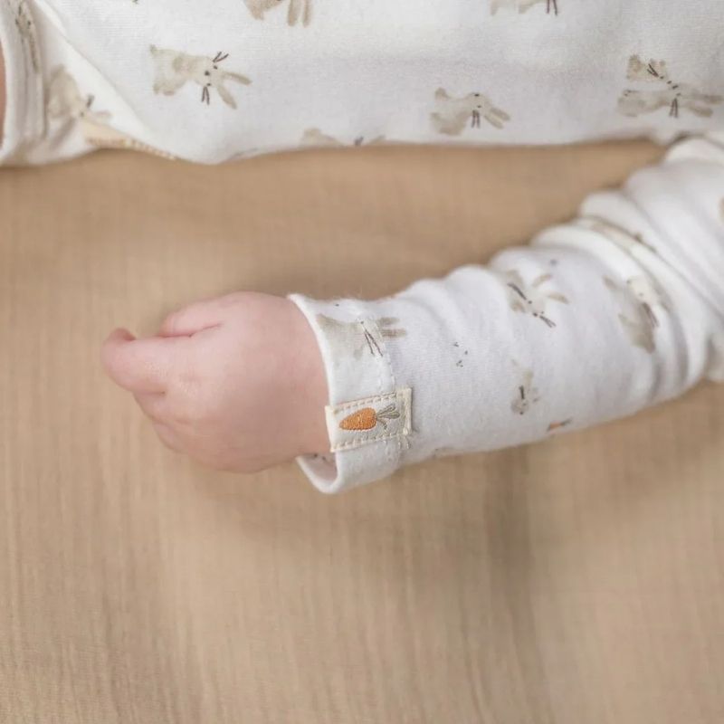 بدلة جسم ملفوفة بأكمام طويلة - أرنب صغير