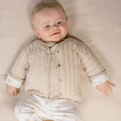 Reversible Cardigan - Baby Bunny / Sand
