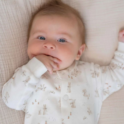 بدلة نوم أرنب للأطفال من قطعة واحدة - قطن عضوي