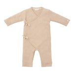 Soft Knit Cotton Romper - Sand