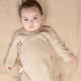 Soft Knit Cotton Romper - Sand