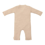 Soft Knit Cotton Romper - Sand