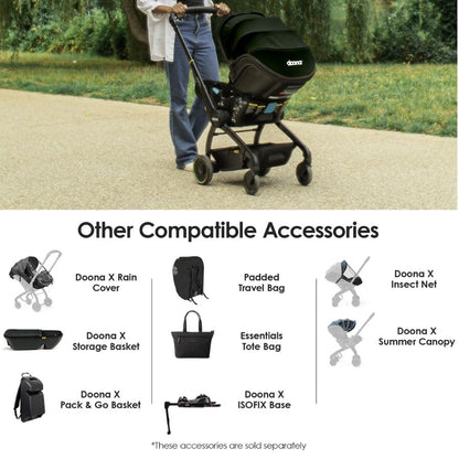 مقعد سيارة للأطفال دونا إكس نيترو أسود