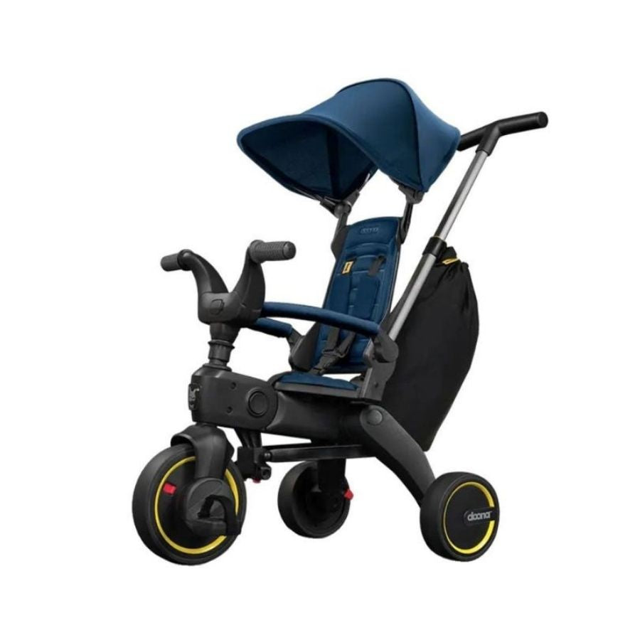 دراجة ثلاثية العجلات Doona Liki Trike S3 المدمجة القابلة للطي - أحمر لهبي