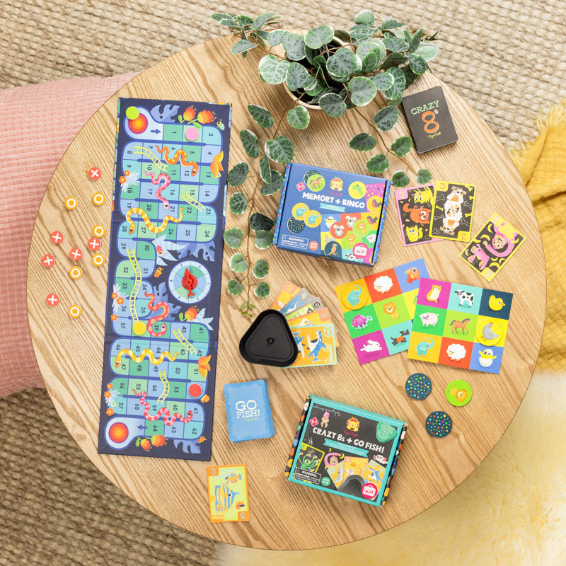 مجموعة ألعاب الورق - Crazy 8s + Go Fish!