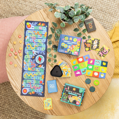 مجموعة ألعاب الورق - Crazy 8s + Go Fish!