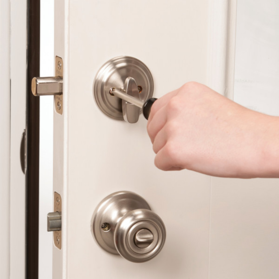 No Drill Deadbolt Lock