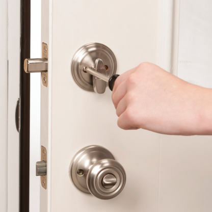 No Drill Deadbolt Lock