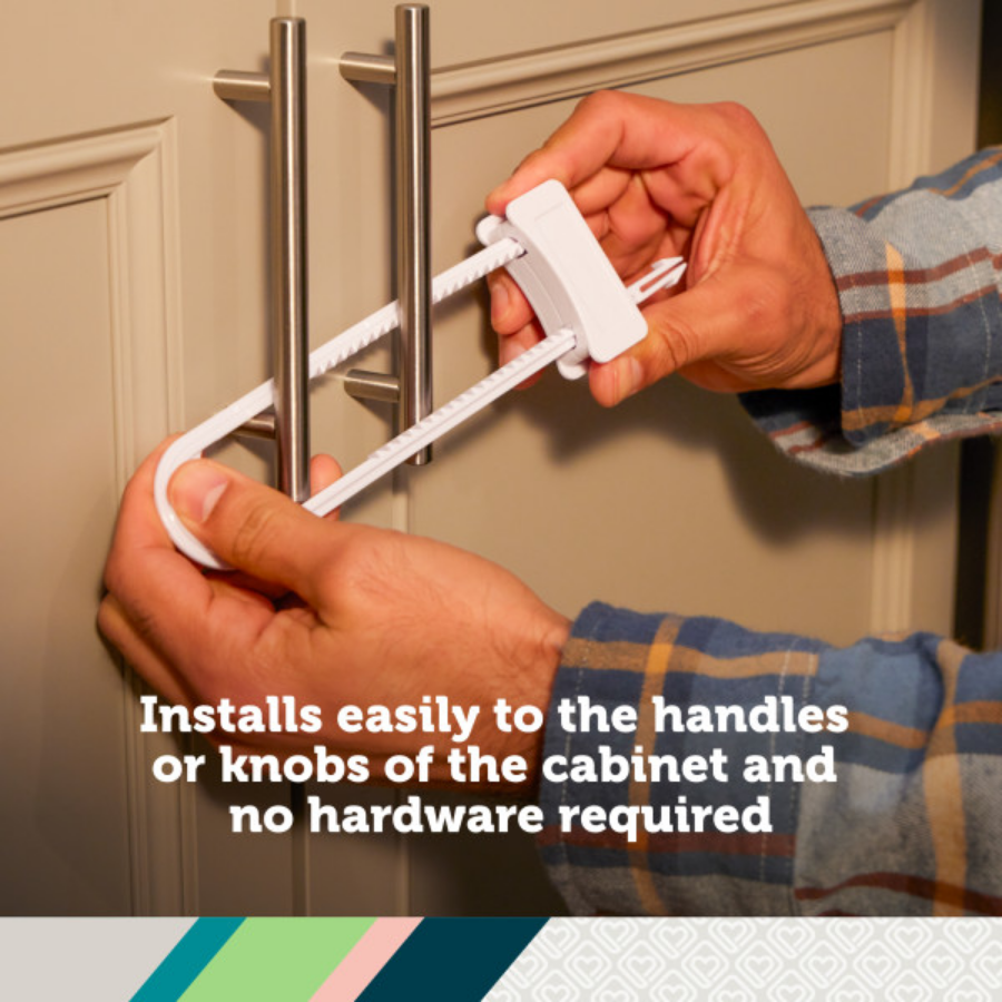 Slide Lock Files Cabinet Slide Lock (4pk)
