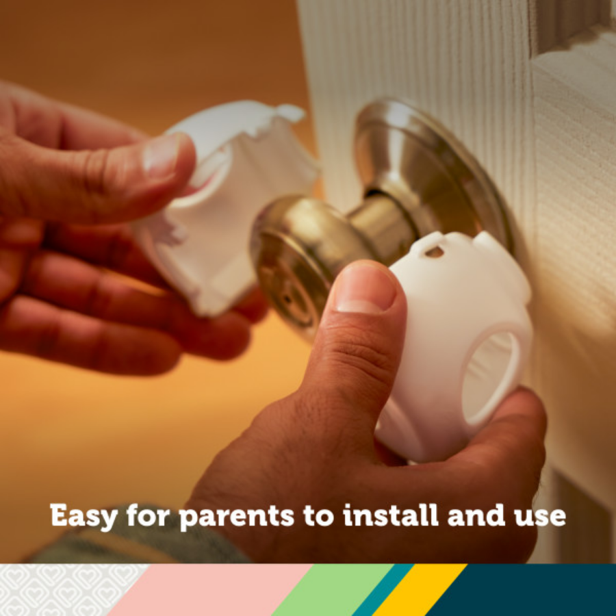 Parent Grip Door Knob Covers 3pk